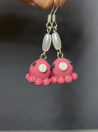 Pendientes y phonecharms pulpo