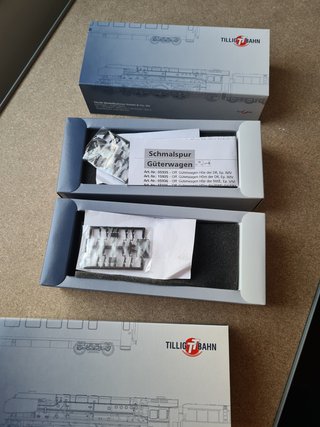 Tillig 15970 H0m Set 2 vagones Ow DR Nuevo