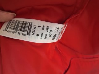 Gabardina Mango Roja Vintage Y2K Parisina París