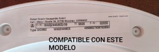 Puerta Lavadora Bosch 8kg WAQ2447