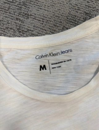 Camiseta Calvin Klein Blanca Talla M