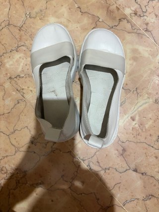 Merceditas tacón medio Shein blancas