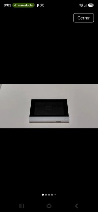 Videoportero con pantalla y cámara