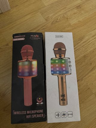 Micrófono Karaoke Bluetooth ALE-HOP Multicolor