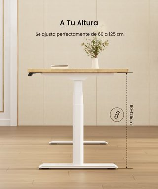 Mesa Elevable FlexiSpot E8 (Bambú) 140x70