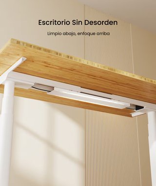 Mesa Elevable FlexiSpot E8 (Bambú) 140x70