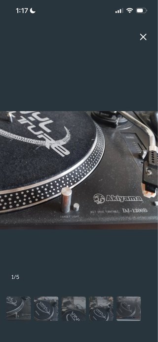 Tocadiscos Akiyama DJ-1200B Belt Drive