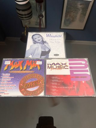 CDs promocinales Eurodance Whigfield Max Music