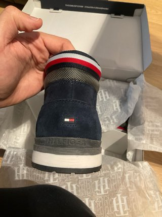 Botas Tommy Hilfiger Piel Azul. NUEVAS
