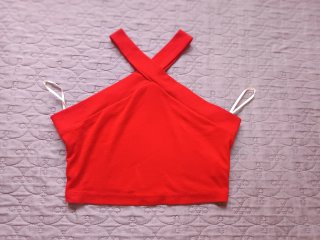 Top Cruzado Rojo