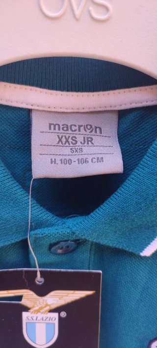 Polo Macron S.S. Lazio bambino Nuova