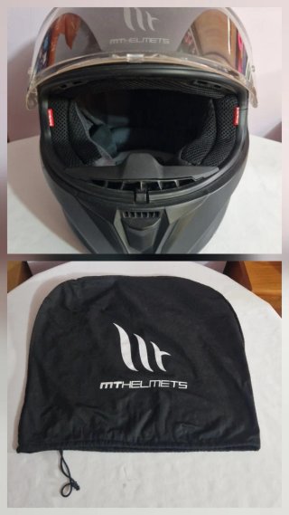 Casco Moto MT Helmets Targo Talla M Negro