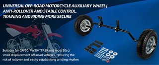 NUEVO! (96€) Ruedas entrenamiento moto universales