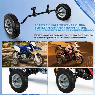NUEVO! (96€) Ruedas entrenamiento moto universales