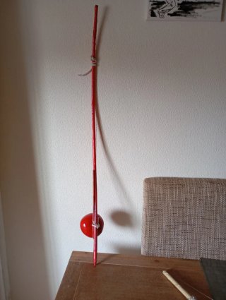 Berimbau infantil rojo