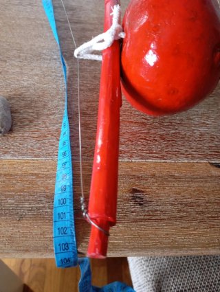 Berimbau infantil rojo