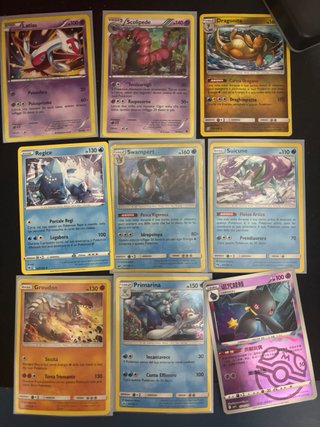 Lote Cartas Pokémon Italiano