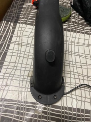 Guardabarros trasero K2 con luz