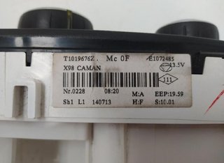 Renault 277228 mando calefaccion t1019676z clio iv