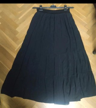 Falda larga negra t- M