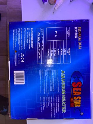 Calentador acuario SEA STIC 1500W