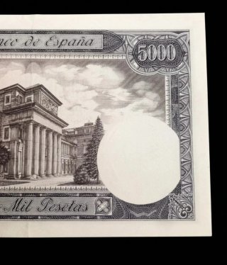 Billete 5000 pesetas 1976