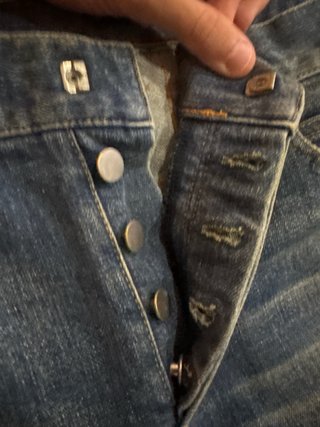 BALMAIN PARIS Men Distressed Vintage Skinny Jeans