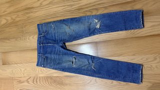 BALMAIN PARIS Men Distressed Vintage Skinny Jeans