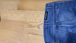 BALMAIN PARIS Men Distressed Vintage Skinny Jeans