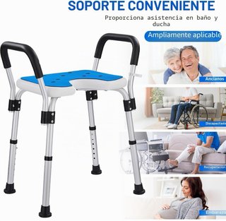 NUEVO! Taburete Ducha Mayores con Reposabrazos