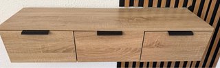 Mueble recibidor madera y metal