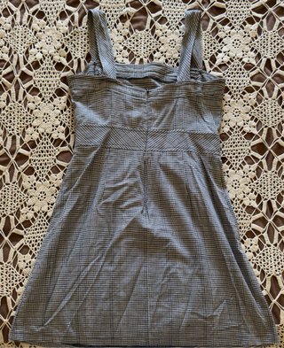 Vestido Lolita cuadros gris