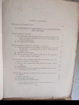 Teoría de la concepción del mundo - W. Dilthey