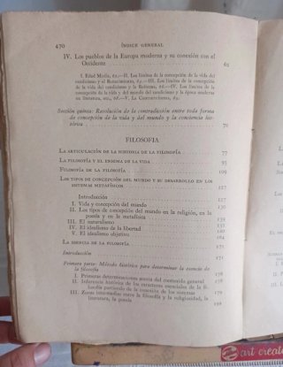 Teoría de la concepción del mundo - W. Dilthey
