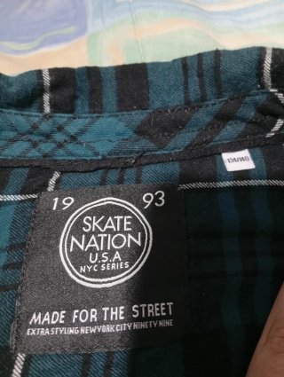 Camisa de cuadros calentita 10 años