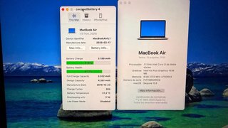 MacBook Air 13” 2020 Intel A2179 Plata