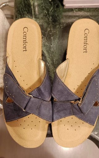 Zuecos Comfort Azul Talla 39