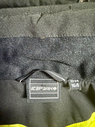Chaqueta Icepeak Negra y Amarilla