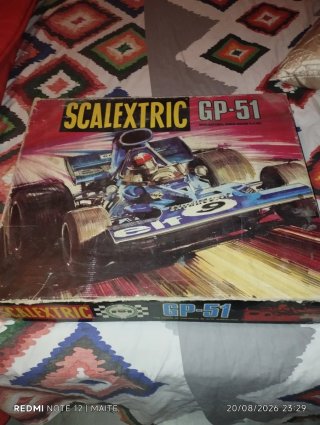 Circuito Scalextric carreras GP-51  control