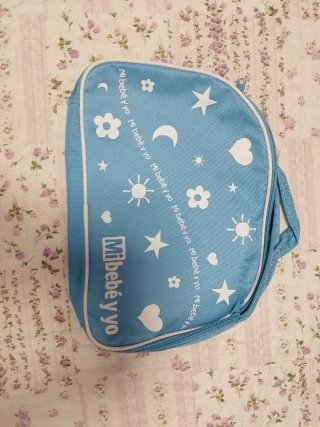 Neceser infantil Mi bebé y yo azul