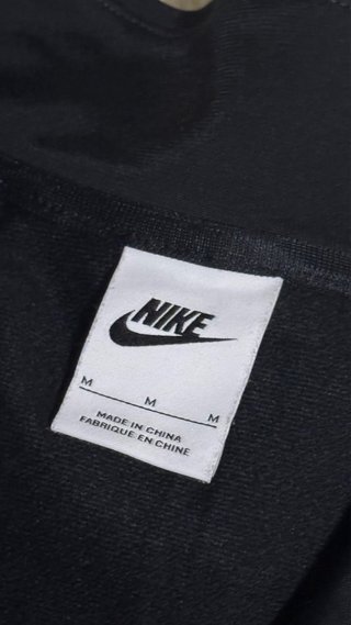 Sudadera Nike Negra con Cremallera