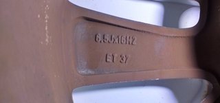 Opel 338668 llanta 6.5jx16h2 et37 meriva 1.3 cdti