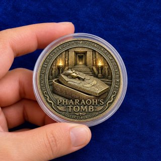 Moneda Antigua Egipto Tumba Faraón