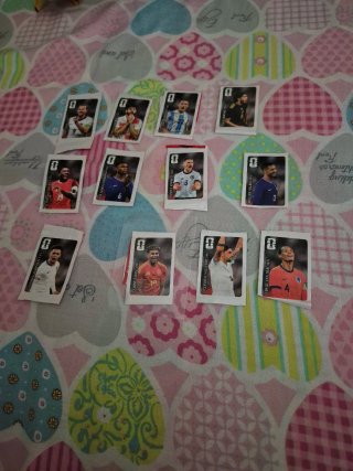 Lote cromos fútbol Coca-Cola