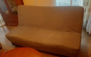 Sofá Cama Gris Claro
