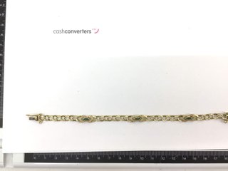 pulsera oro 18k con piedra