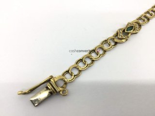 pulsera oro 18k con piedra