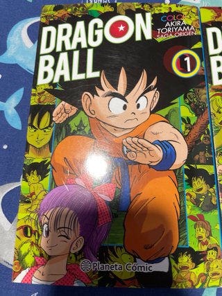 Mangas Dragón ball a color 1 y 2