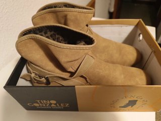 Botines Tino Gonzalez Camel Talla 41