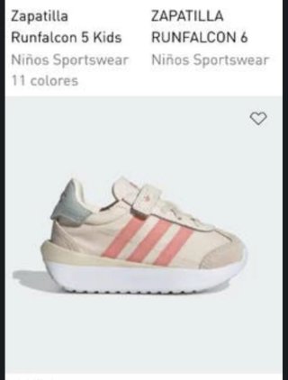 Zapatillas Adidas Runfalcon 6 Niña T26